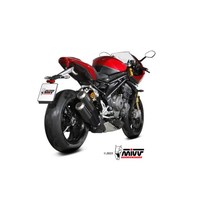 Mivv 2 Slip-On Mk3 carbono Triumph Speed Triple 1200 RR / RS 2021-24