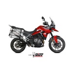 Mivv Slip-On Oval carbono Triumph Tiger 900 / GT / Pro / Rally 2021-23