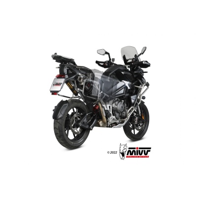 Mivv Slip-On Dakar Black Triumph Tiger 1200 GT / Rally 2021-25