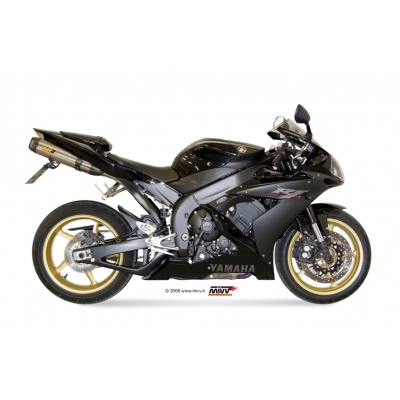 Mivv 2 Slip-On Suono St. Steel con tapa carbono Yamaha YZF 1000 R1 2004-06