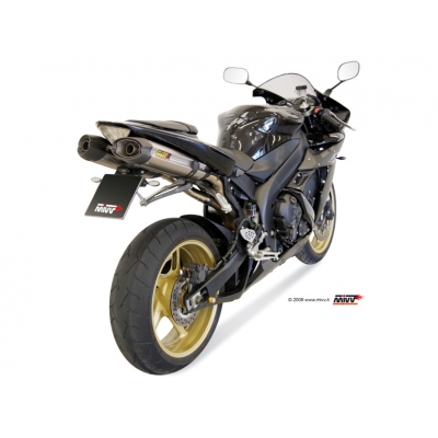 Mivv 2 Slip-On Suono St. Steel con tapa carbono Yamaha YZF 1000 R1 2004-06