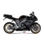 Mivv 2 Slip-On Suono black con tapa carbono Yamaha YZF 1000 R1 2004-06
