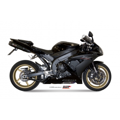 Mivv 2 Slip-On Suono black con tapa carbono Yamaha YZF 1000 R1 2004-06