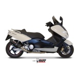 Mivv Full system 2x1 Suono black con tapa carbono Yamaha T-MAX 500 2001-07