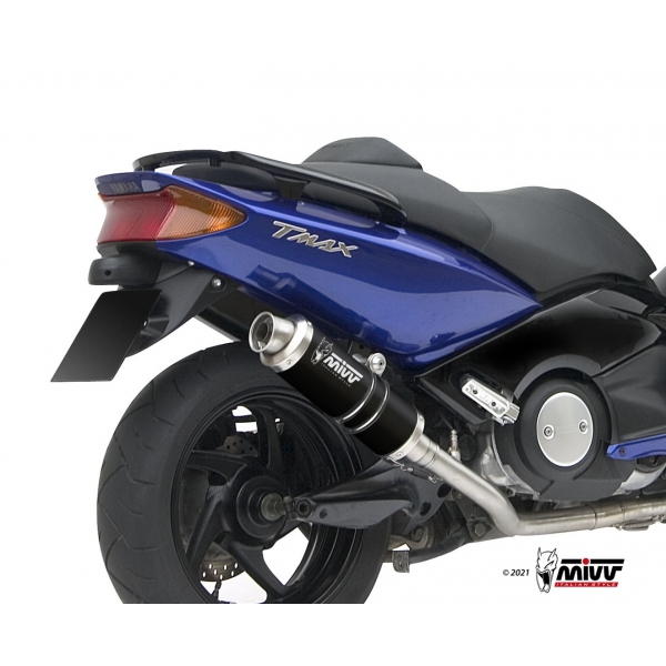 Mivv Full system 2x1 GP black Yamaha T-MAX 500 2001-07