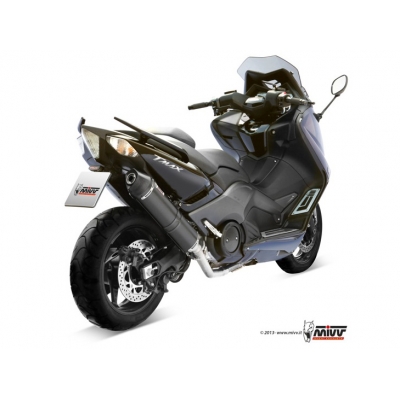 Mivv Full system 2x1 Stronger black Yamaha T-MAX 530 2012-16