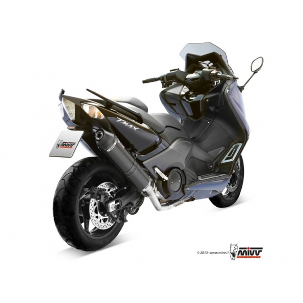Mivv Full system 2x1 Stronger black Yamaha T-MAX 530 2012-16