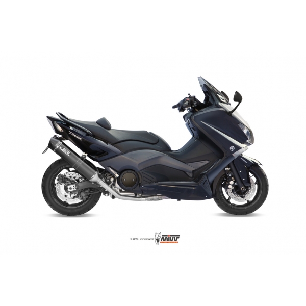 Mivv Full system 2x1 Stronger black Yamaha T-MAX 530 2012-16
