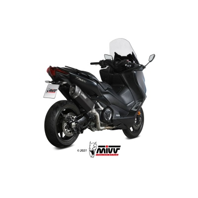 Mivv Full system 2x1 SR-1 black Yamaha T-MAX 560 2020-21