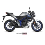 Mivv Slip-On Double Gun Black Yamaha MT-03 2016-24