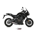 Mivv Full system 2x1 Oval Titan con tapa carbono Yamaha Tracer 700 / GT / Tracer 7 2016-24