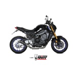 Mivv Full system 3x1 X-M1 Black Yamaha MT-09 / SP / FZ-09 2021-23