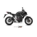 Mivv Full system 2x1 Oval carbono con tapa carbono Yamaha MT-07 / FZ-07 2014-24