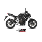 Mivv Full system 2x1 GP carbon con tapa carbono Yamaha MT-07 / FZ-07 2014-24