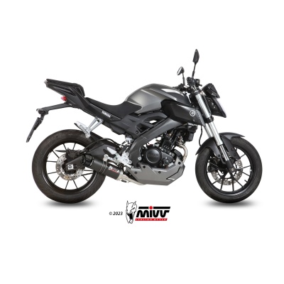 Mivv Full system 1x1 GP carbon con tapa carbono Yamaha MT-125 2015-19 / YZF R125 2014-18