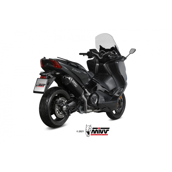 Mivv Full system 2x1 Speed edge black Yamaha T-MAX 530 2017-19 / T-MAX 560 2020-21