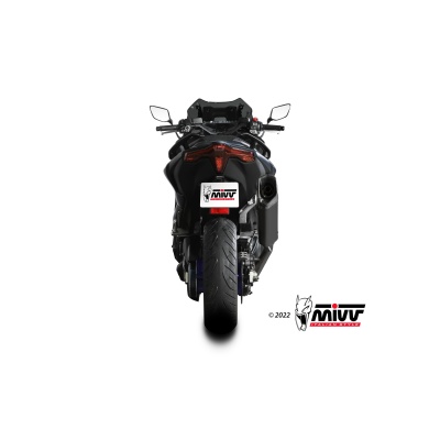 Mivv Full system 2x1 SR-1 Black Yamaha T-MAX 560 2022-24 (colector negro)