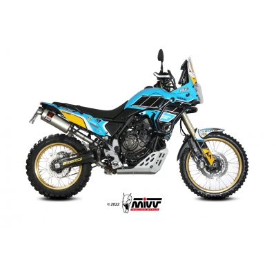 Mivv Slip-On Dakar St. Steel Yamaha Ténéré 700 2019-24