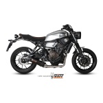 Mivv Full system 2x1 Oval carbono con tapa carbono Yamaha XSR 700 2016-22