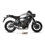 Mivv Full system 2x1 Oval titan con tapa carbono Yamaha XSR 700 2016-22