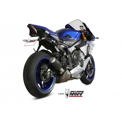 Mivv Slip-On Mk3 carbono Yamaha YZF 1000 R1 2015-23