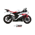 Mivv Slip-On Mk3 carbono Yamaha YZF 600 R6 2006-16