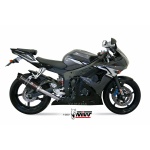 Mivv Slip-On GP black con tapa carbono Yamaha YZF 600 R6 2003-05