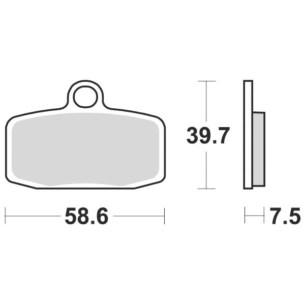 Braking Juego de pastillas de freno sinterizadas CM44 para Husqvarna/KTM