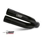 Mivv Slip-On Double Gun black Suzuki GSX-S 750 2017-20