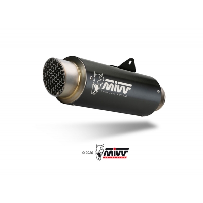 MIVV SLIP-ON GPpro BLACK KTM 125/390 DUKE / RC 125/390 2017-20