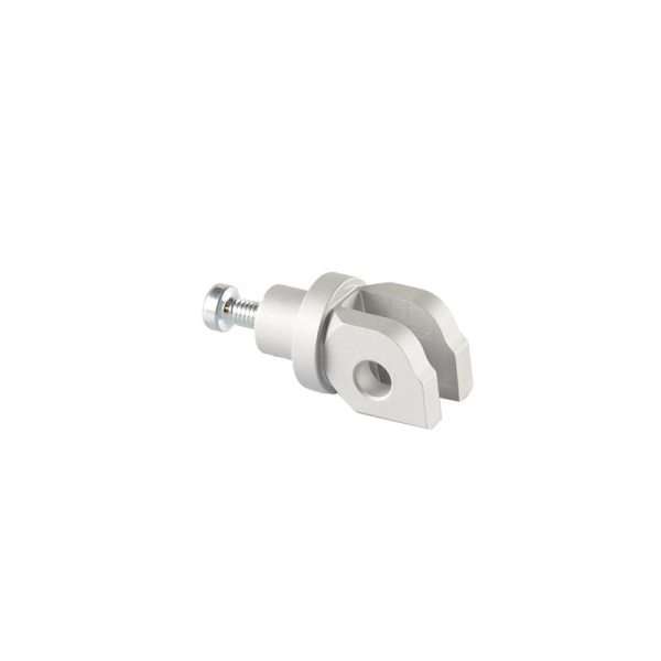Lightech Adaptador Estribo Delantero para Estribera Original (Juego) en Color Plata