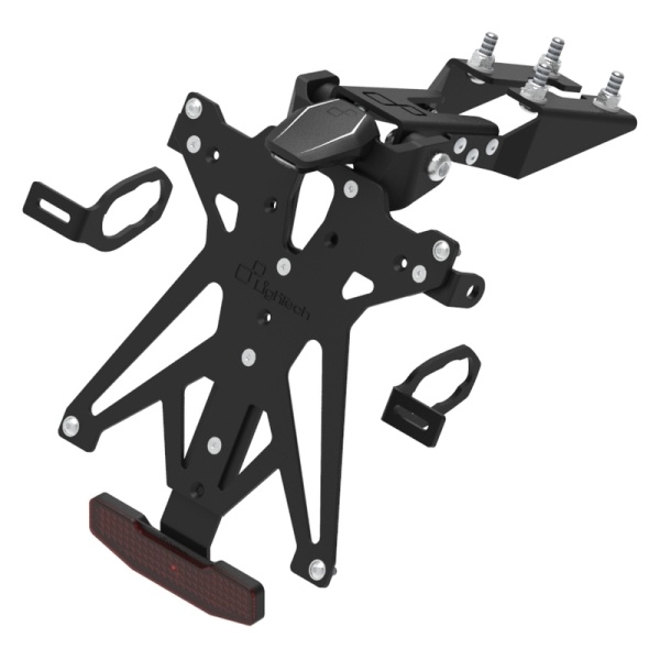 Lightech Kit Portamatrículas con Luz Matrícula + Catadrióptico Homologado para Kawasaki
