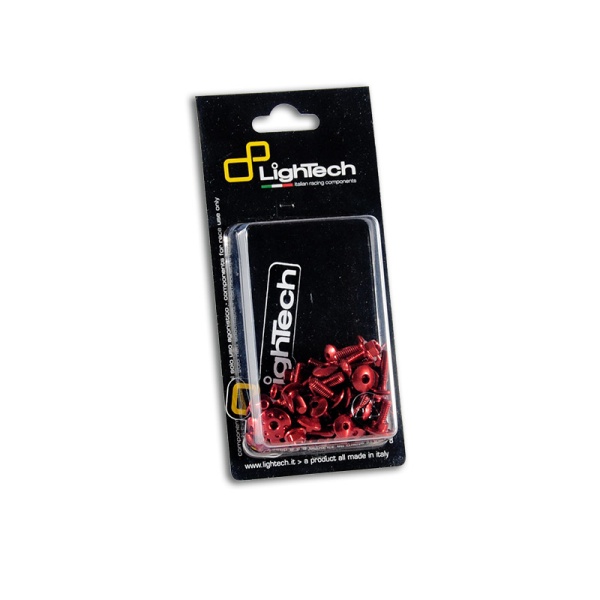 Lightech Kit Tornilleria Chasis en Color Rojo
