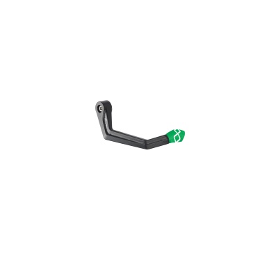 Lightech Protección de Aluminio Maneta Freno - Entreagujeros 132mm / Puntera Color Verde