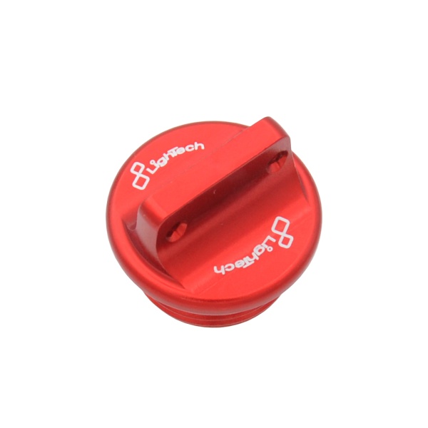 Lightech Tapón Aceite M25 X 1,5 en Color Rojo