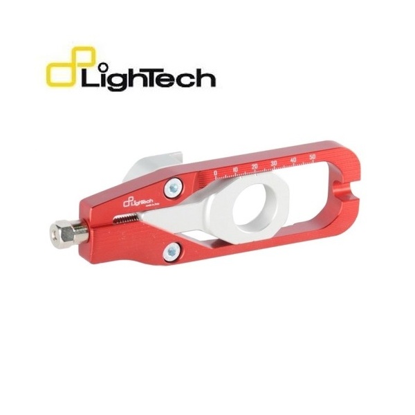 Lightech Tensor Cadena CNC 7075 para Honda en Color Rojo