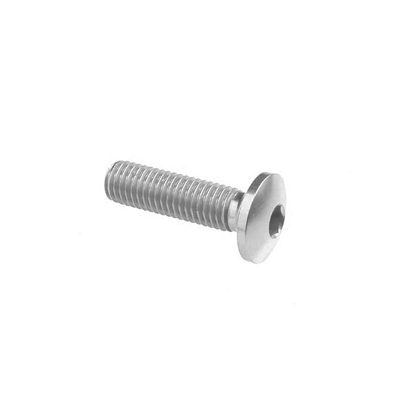 Lightech Tornillo Cl 002 M6 L. 20 de Cabeza Abombada Ø14 en Color Plata