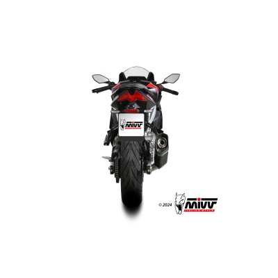 Mivv Full system 2x1 SR-1 Black Aprilia RS 457 2024-25