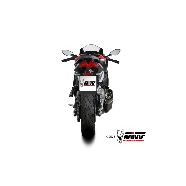 Mivv Full system 2x1 SR-1 Black Aprilia RS 457 2024-25