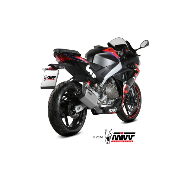 Mivv Full system 2x1 SR-1 Titanium Aprilia RS 457 2024-25