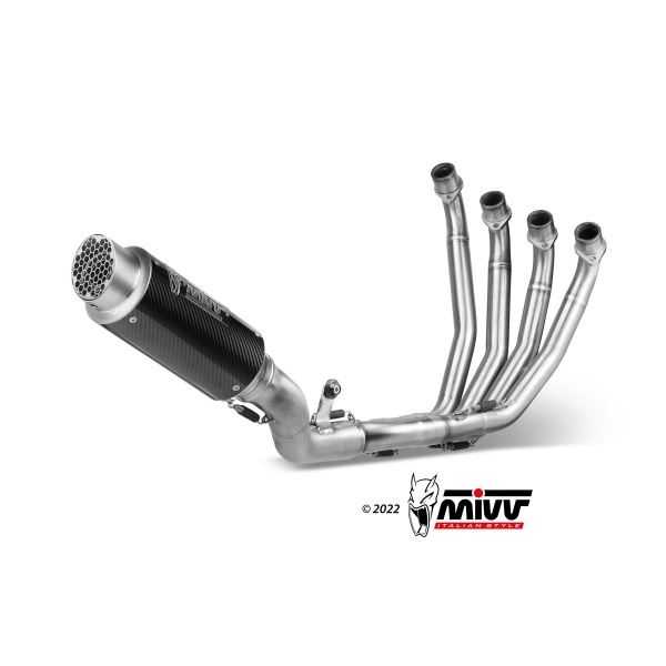 Mivv Full system 4x2x1 GP Pro carbono Honda CB 650 R / CBR 650 R 2019-23