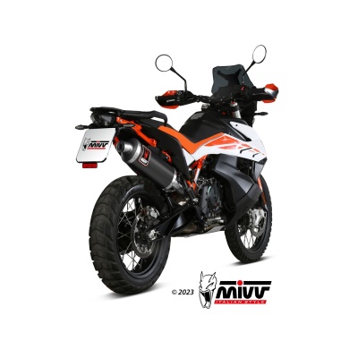 Mivv Slip-On Dakar Black KTM 790 Adventure / R 2019-24 / 890 Adventure / R 2020-24