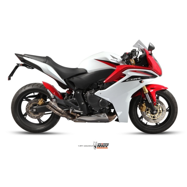 Mivv Slip-On Double Gun St. Steel Honda CBR 600 F 2011-13 / Hornet 600 2007-13