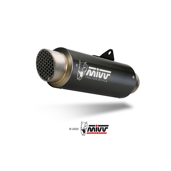 Mivv Slip-On GP Pro black Honda CB750 Hornet 2023-24