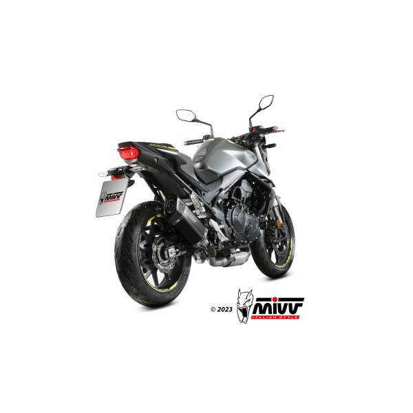 Mivv Slip-On SR-1 black Honda CB750 Hornet 2023-24