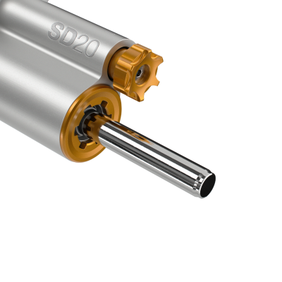 Öhlins Amortiguador de dirección lineal carrera 120 Titanio