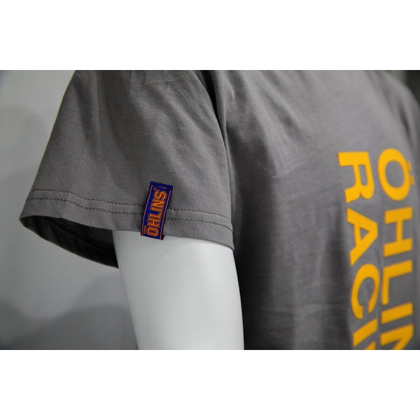 Öhlins Camiseta Gris / Amarillo Talla L