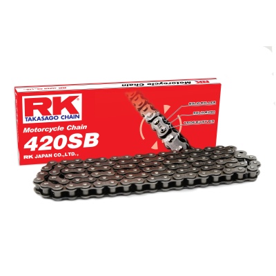 RK Cadena 420SB con 140 Eslabones Enganche Clip Rápido