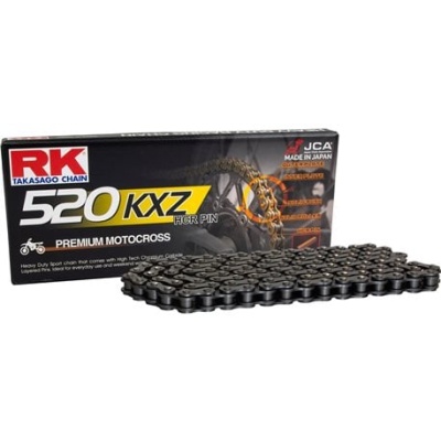 RK Cadena 520KXZ con 120 Eslabones Enganche Clip Rápido
