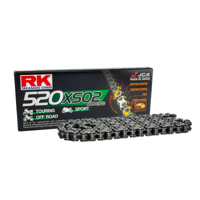 RK Cadena 520XSO2 con 102 Eslabones Enganche para Remachar